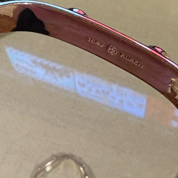 Barely Worn Tory Burch Silver & Pearl Bangles - Picture 3 of 7